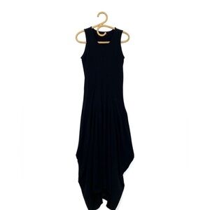 Animale | Voluminous Bottom Parachute Ribbed Maxi Dress